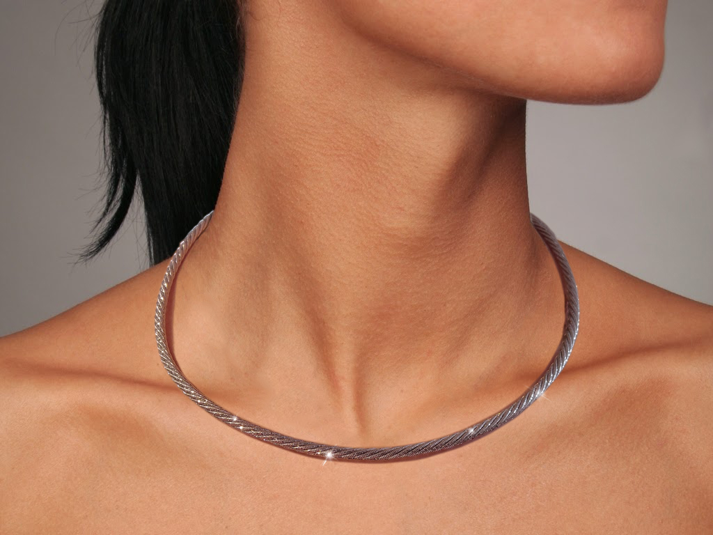 Stříbrný pletený náhrdelník Briline 45-48cm - ag05804