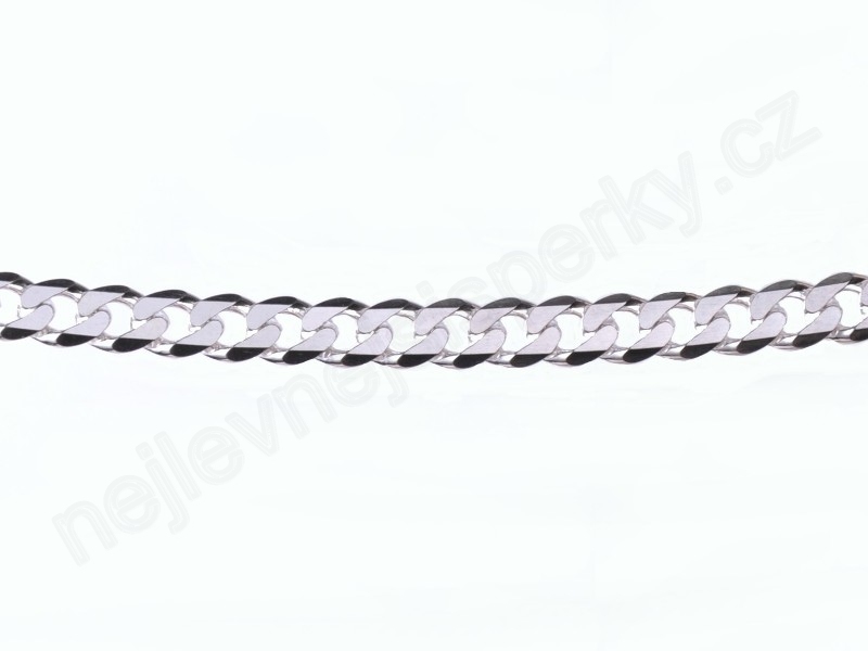 Stříbrný náramek pánský Briline 21cm ag513n