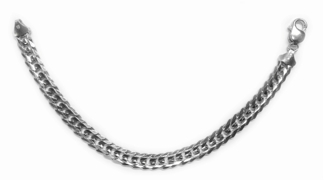 Diamantem broušený stříbrný náramek Briline 23cm ag1504n
