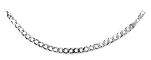 Stříbrný náramek unisex Briline 19cm ag5518n