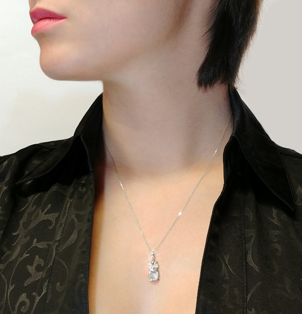 Zlatý přívěsek sova Briline w3bm