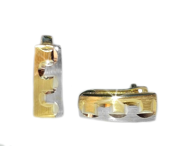 Zlaté náušnice Briline M-213-0048