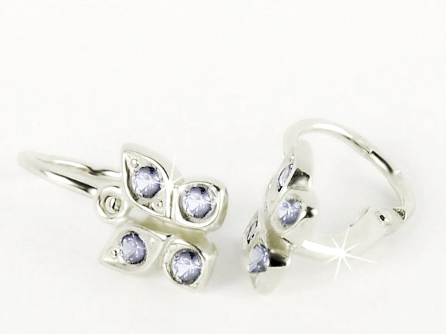 Briline dětské náušnice zlaté sb64