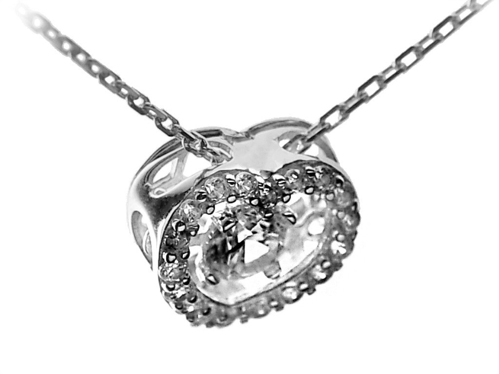 Zlatý náhrdelník bílé zlato Briline 45cm 1491088/45