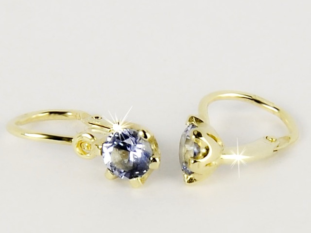 Briline zlaté náušnice pro děti s52