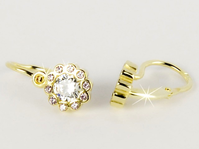 Briline zlaté náušnice pro děti s70