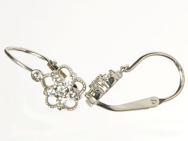 Briline dětské náušnice zlaté t109