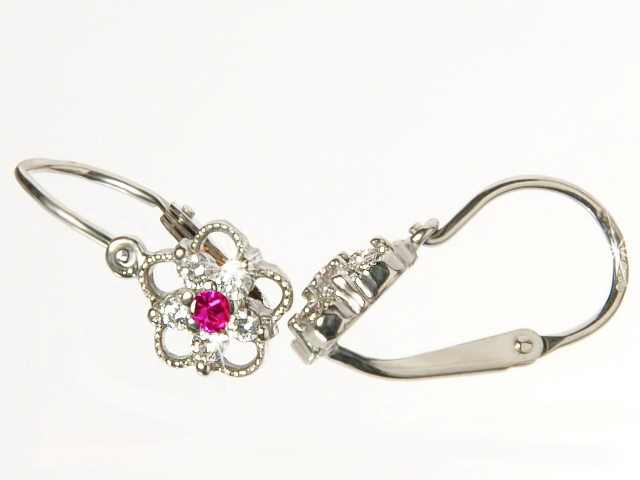 Briline dětské náušnice zlaté t110