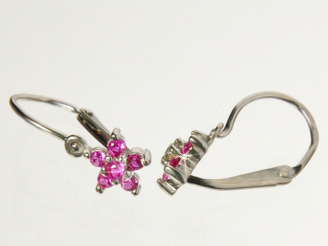 Briline dětské náušnice zlaté t117