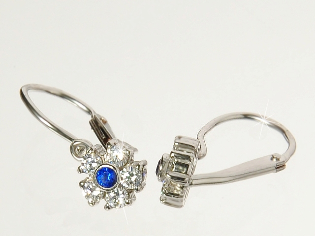 Briline dětské náušnice zlaté t11