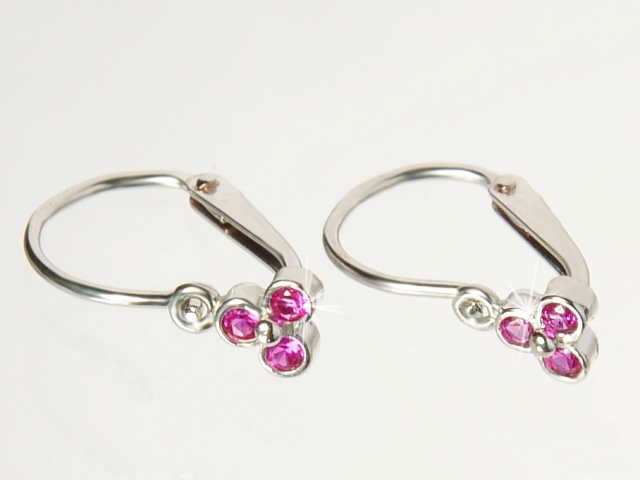 Briline dětské náušnice zlaté t56