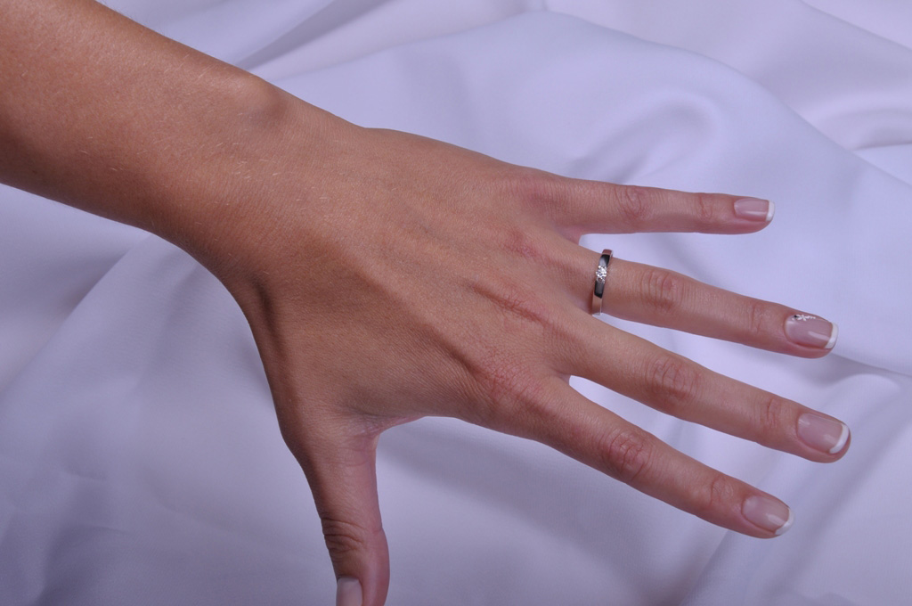 Prsten s diamantem Briline 89707