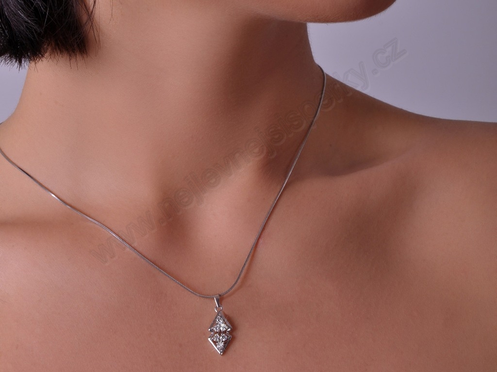 Přívěsek s brilianty Briline 19807