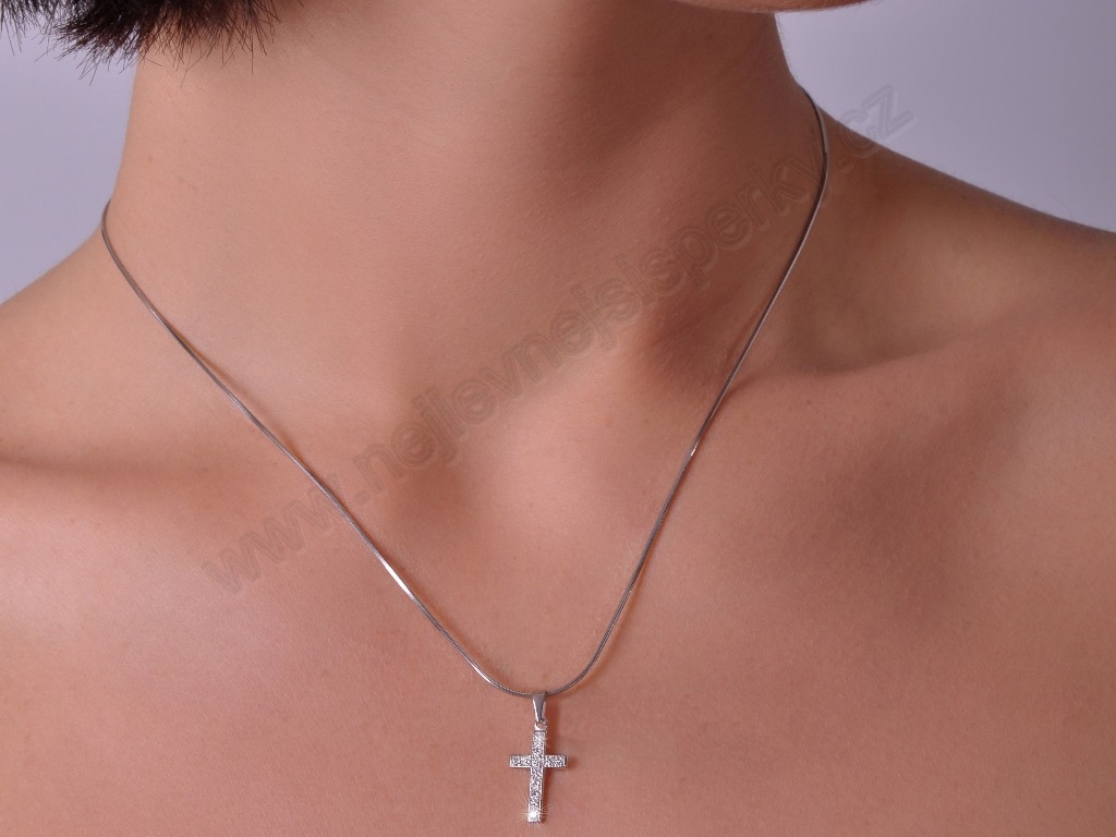 Diamantový křížek Briline 9107