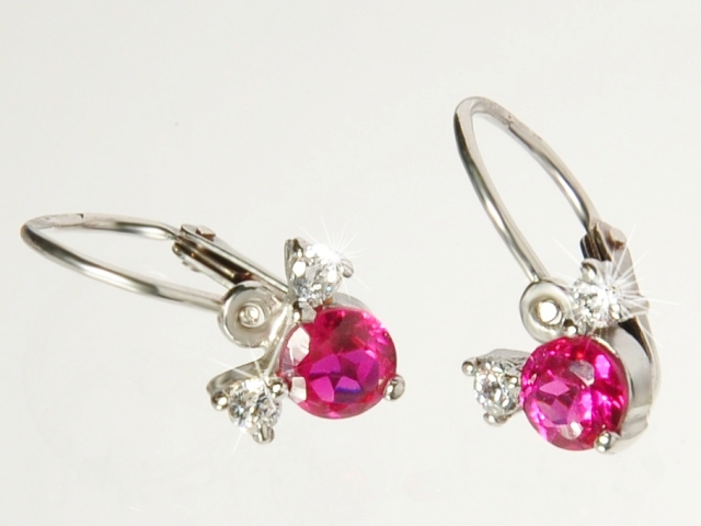 Briline dětské náušnice zlaté t71