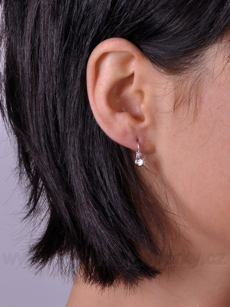 Náušnice s brilianty Briline 6107