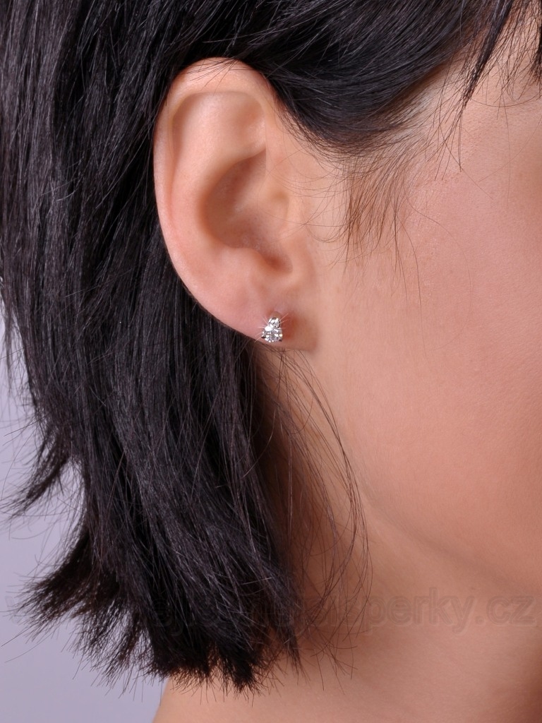 Náušnice s diamanty Briline 33007