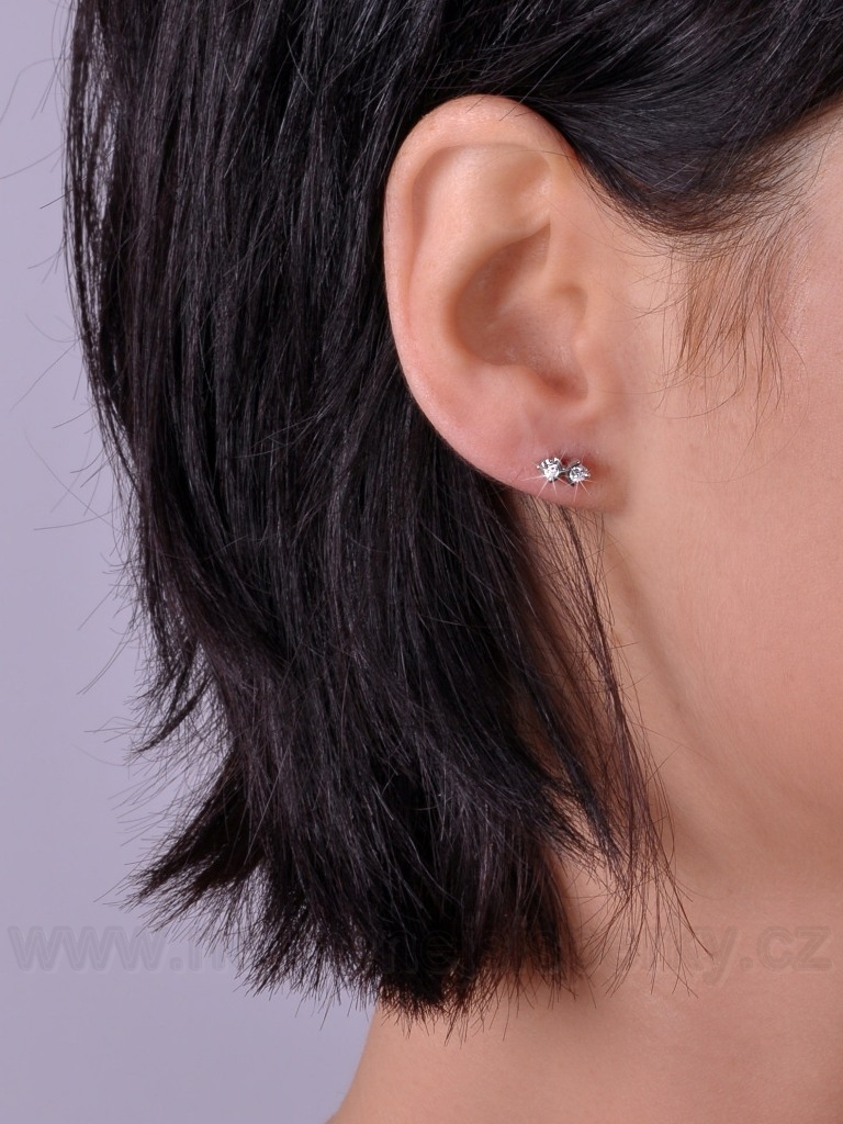 Briliantové náušnice Briline 40007
