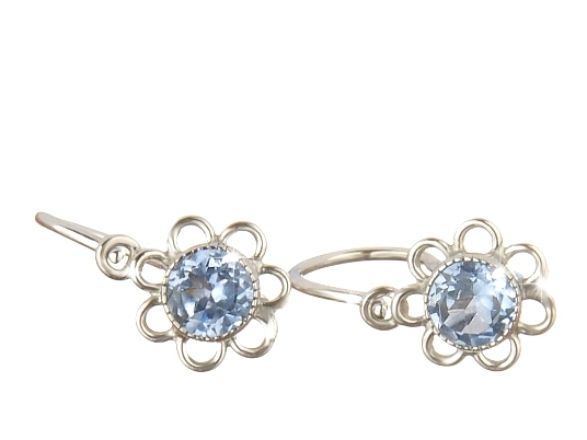 Briline dětské náušnice zlaté sb7