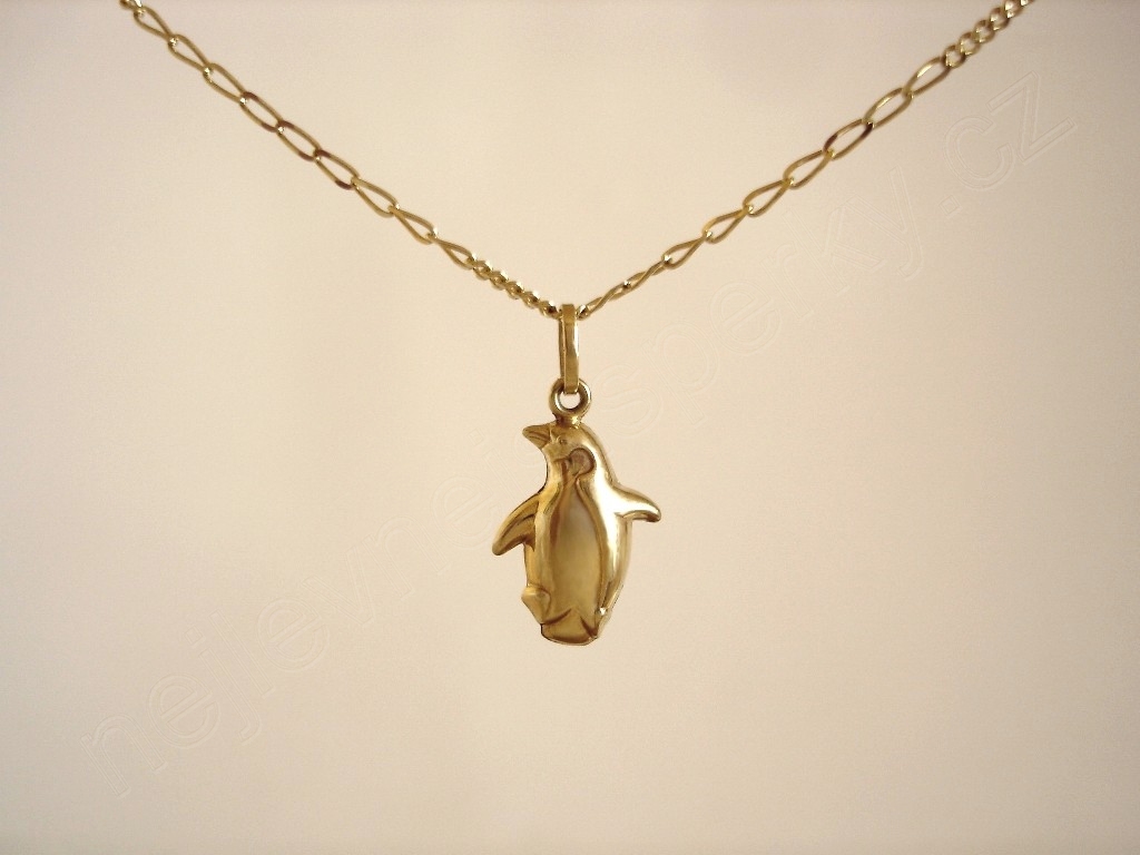 Zlatý přívěsek Briline y34