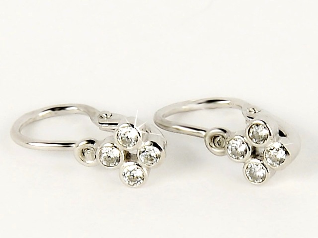 Briline dětské náušnice zlaté sb23