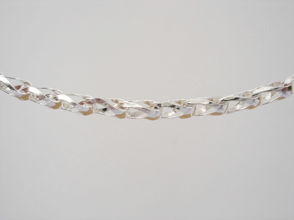 Stříbrný náramek Briline 18cm ag550n