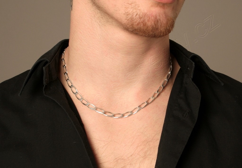 Stříbrný řetízek pánský Briline 50cm - ag505