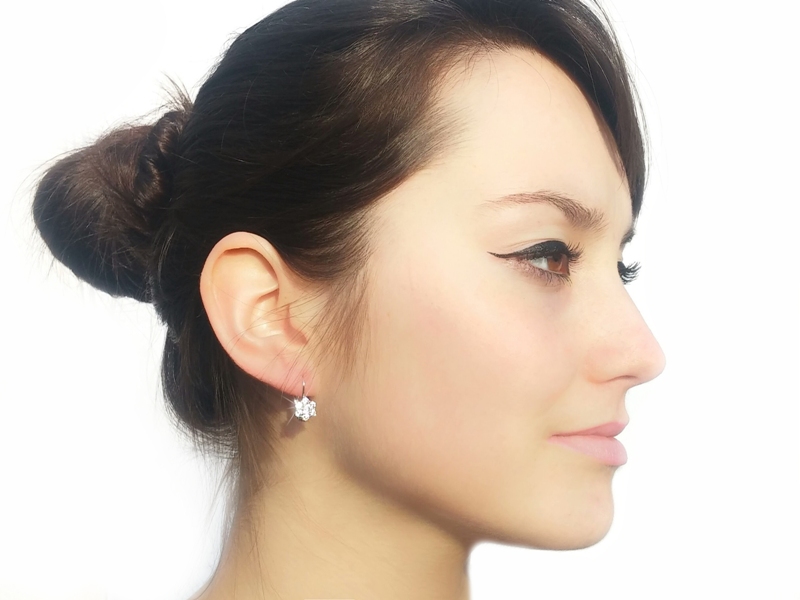 Zlaté dámské náušnice Briline 2390010014407