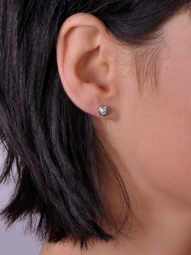 Zlaté dámské náušnice Briline 2360010063607