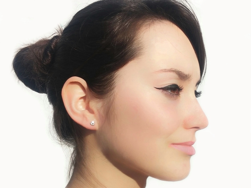 Zlaté dámské náušnice Briline srdíčka 2360010072407