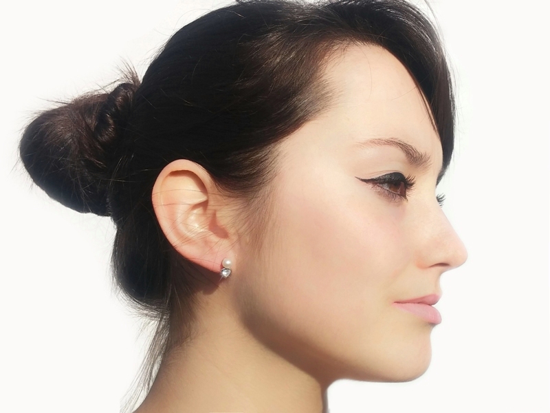 Zlaté dámské náušnice Briline srdíčka 2350010039907