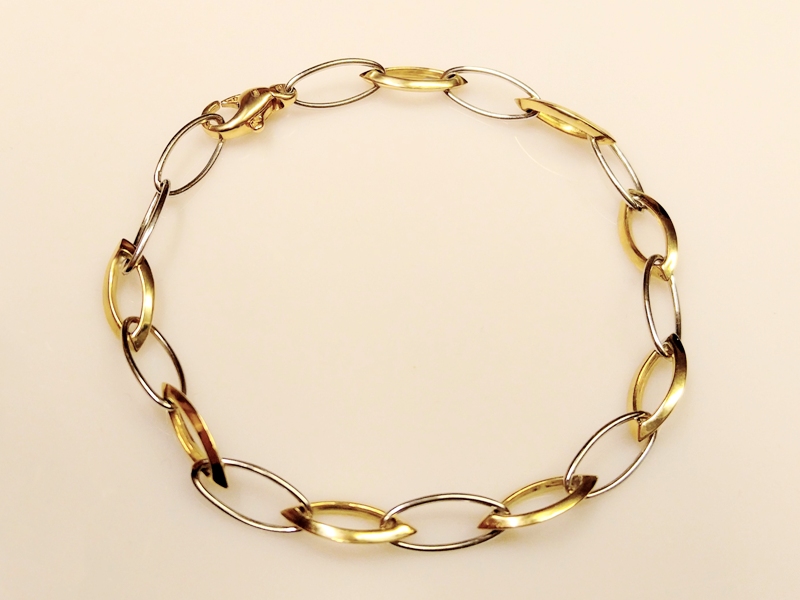 Zlatý náramek dámský Briline FBM9/19cm