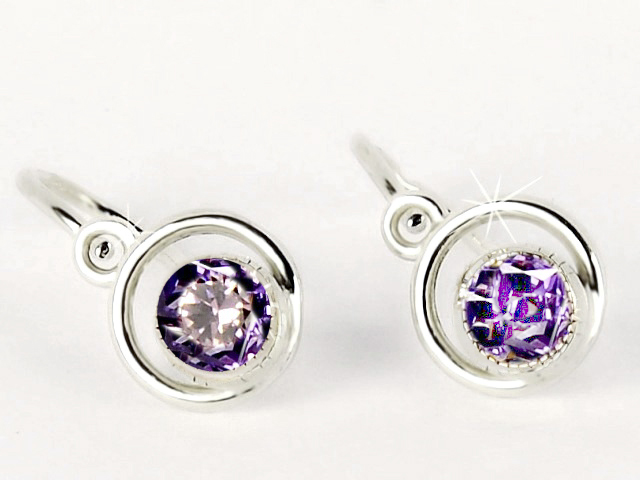 Briline dětské náušnice zlaté sb80