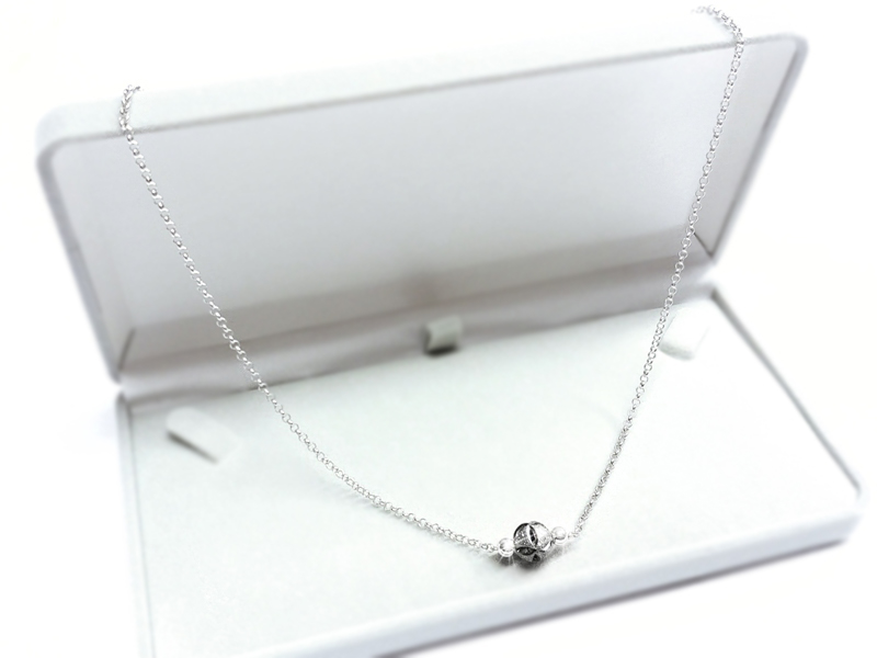Stříbrný náhrdelník Briline s přívěskem a řetízkem 45 až 48cm - ag68304