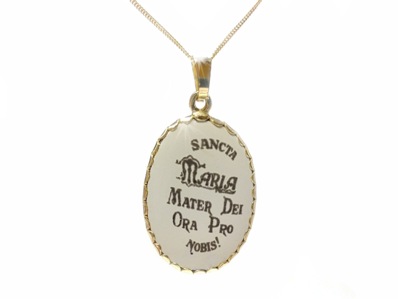 Zlatý přívěsek Madonka Briline M332-0087
