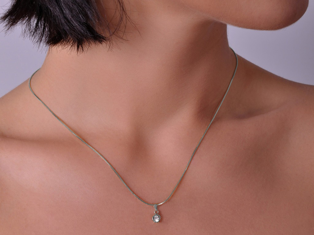 Přívěsek s briliantem Briline 3870028