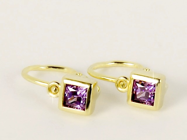 Briline zlaté náušnice pro děti s7