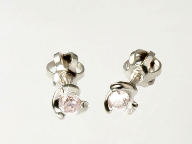 Briline dětské náušnice na šroubek t84