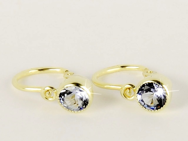 Briline zlaté náušnice pro děti s11