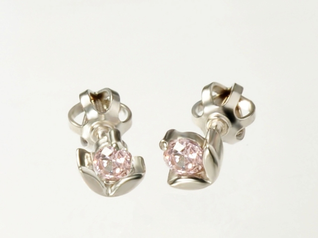 Briline dětské náušnice na šroubek t92