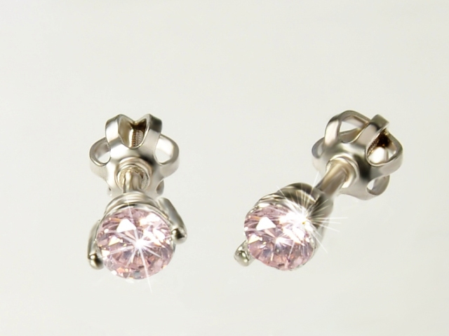 Briline dětské náušnice zlaté na šroubek t96