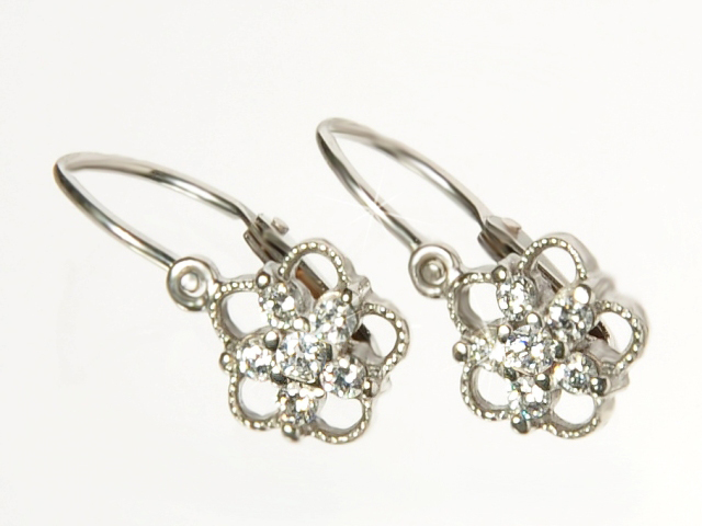 Briline dětské náušnice zlaté t109