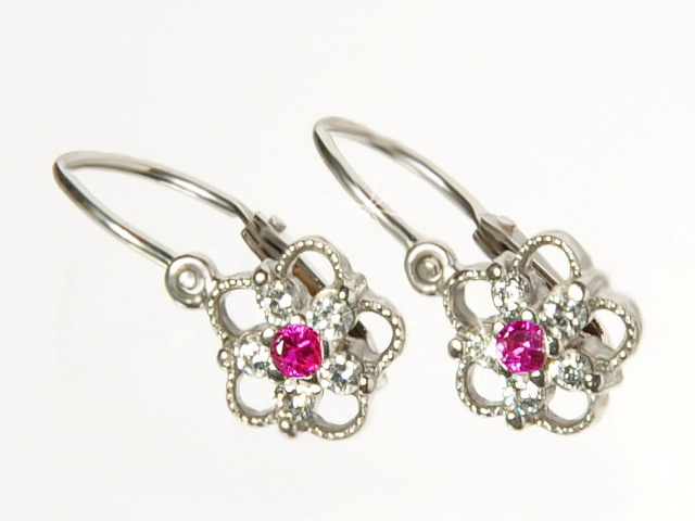 Briline dětské náušnice zlaté t110