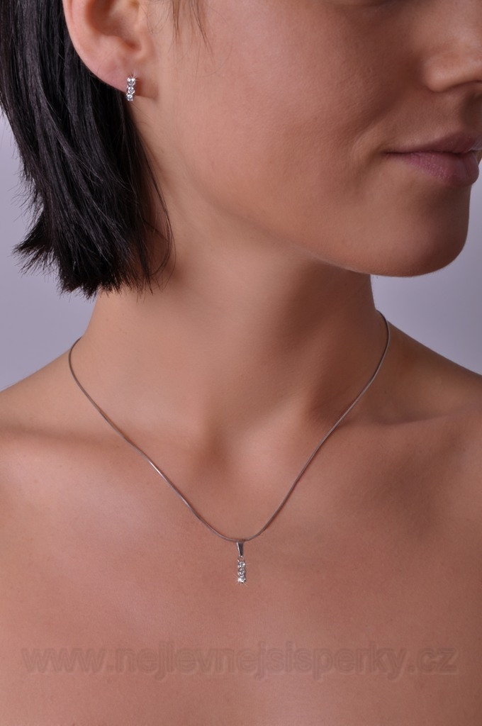 Přívěsek s brilianty Briline 19407