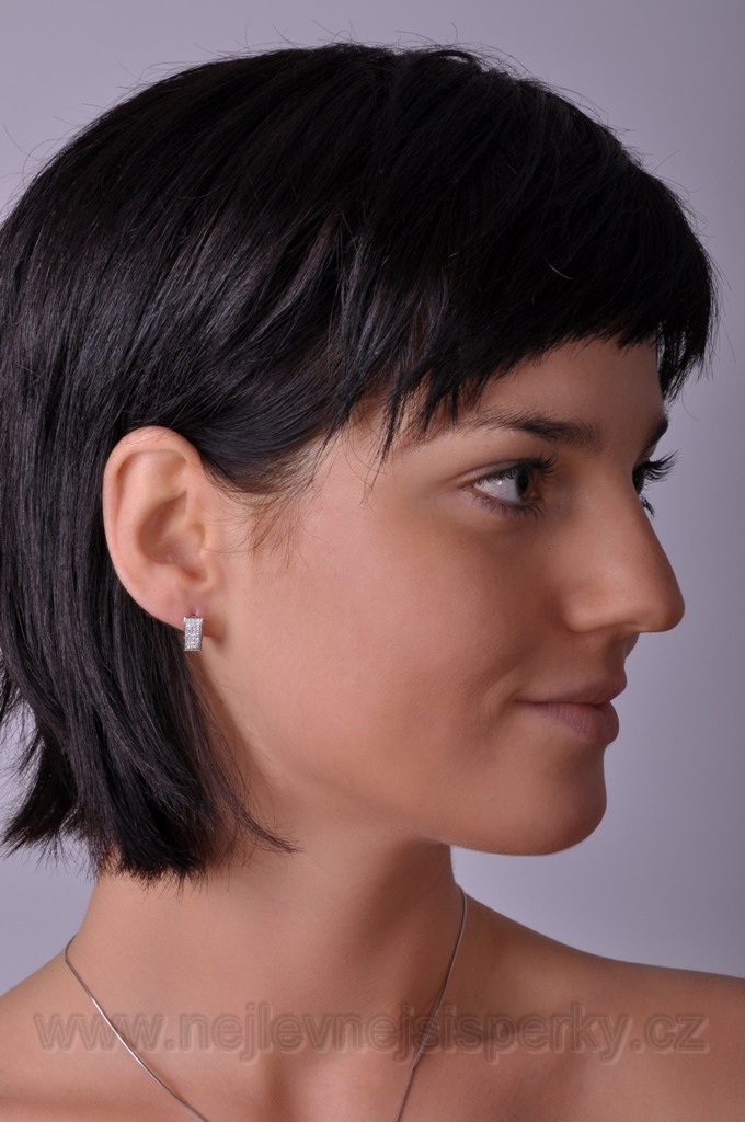 Luxusní briliantové náušnice Briline 38107