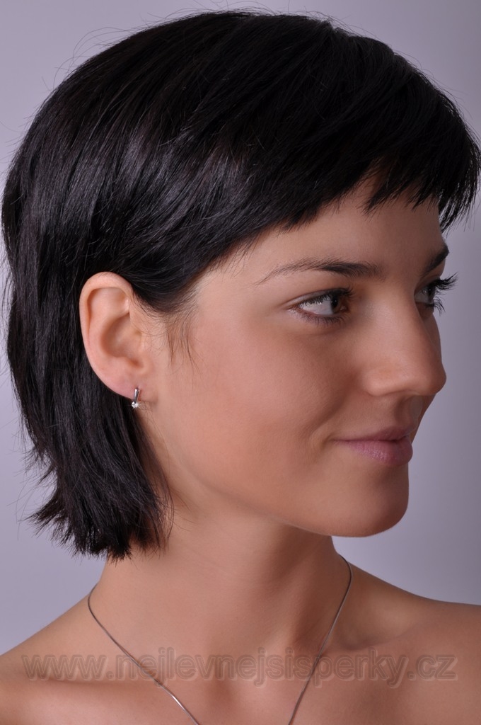 Moderní briliantové náušnice Briline 83807