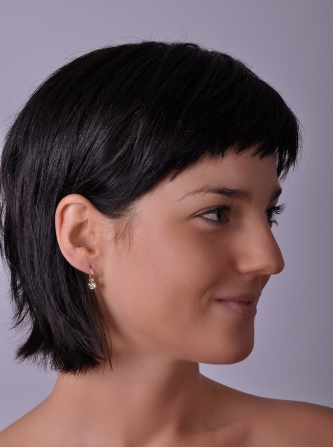 Zlaté náušnice Briline M-683-0001