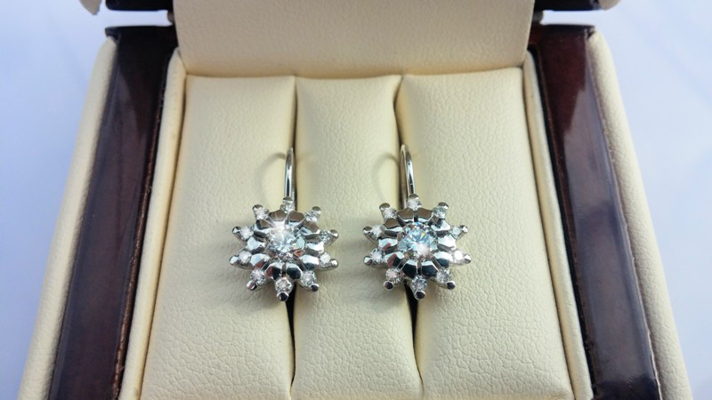 Luxusní náušnice s diamanty Briline 4041587