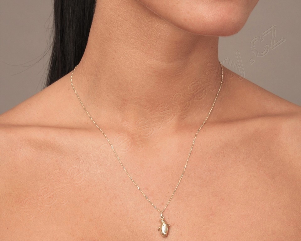 Zlatý přívěsek Briline y34