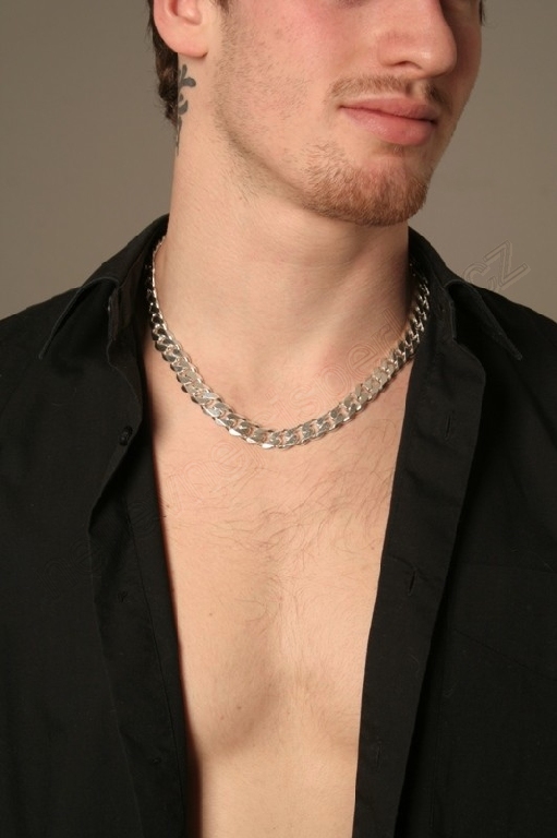Stříbrný řetěz pánský Briline 55cm - ag516